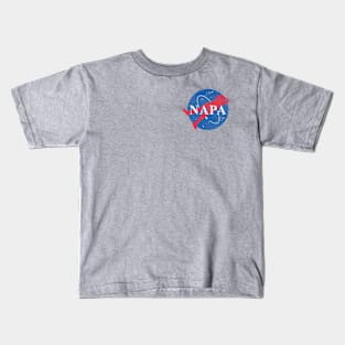 NAPA - Front and Back logo (distressed) Kids T-Shirt